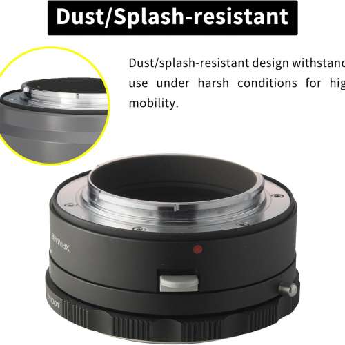 XPIMAGE Nikon Nikkor F Mount G-Type D/SLR LensTo Sony Alpha E-Mount Mirrorless