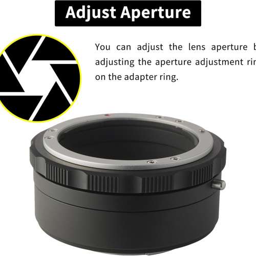 XPIMAGE Nikon Nikkor F Mount G-Type D/SLR LensTo Sony Alpha E-Mount Mirrorless