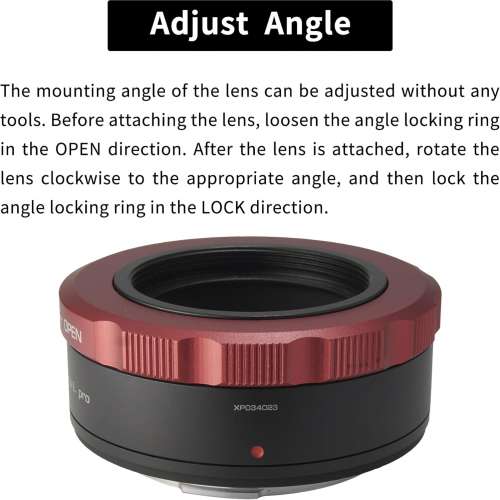 XPIMAGE M42 Screw SLR Lens To LEICA L-Mount Alliance Cameras Pro 金屬接環