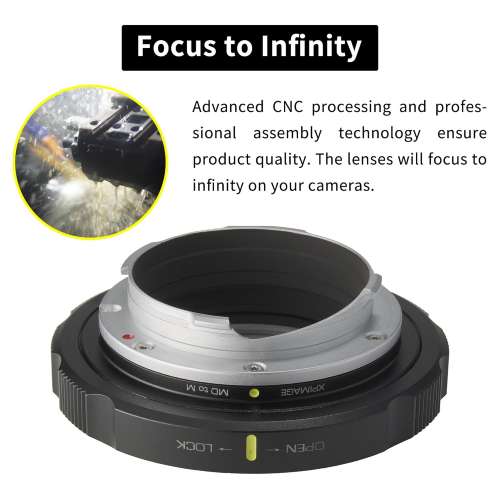 XPIMAGE Minolta Rokkor (SR / MD / MC) SLR Lens To Leica M Mount Rangefinder