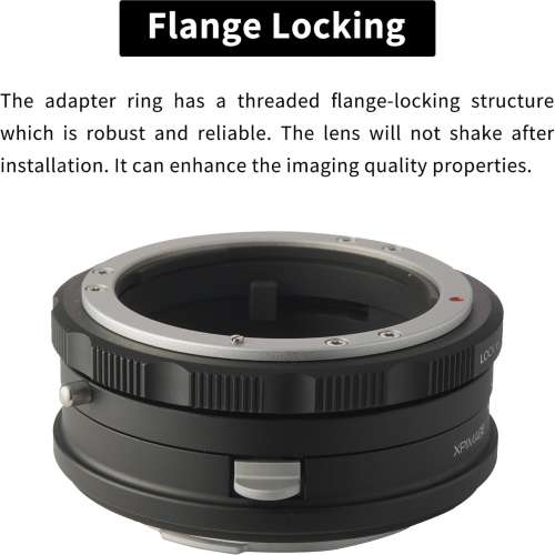 XPIMAGE NNikon Nikkor F Mount G-Type D/SLR Lens To Leica L-Mount (TL/SL) Cameras