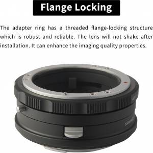 XPIMAGE NNikon Nikkor F Mount G-Type D/SLR Lens To Leica L-Mount (TL/SL) Cameras