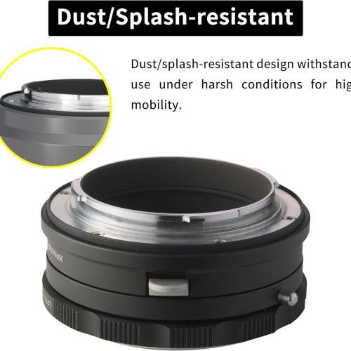 XPIMAGE NNikon Nikkor F Mount G-Type D/SLR Lens To Leica L-Mount (TL/SL) Cameras