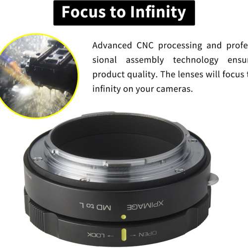 XPIMAGE Minolta Rokkor (SR / MD / MC) SLR Lens To Leica L-Mount (TL/SL) Cameras