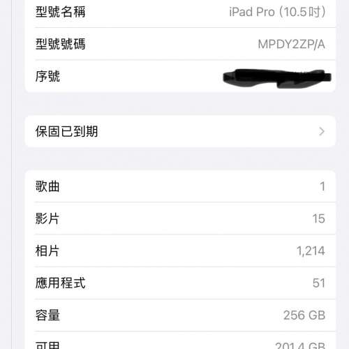 iPad Pro (10.5吋) 256GB WiFi版 太空灰