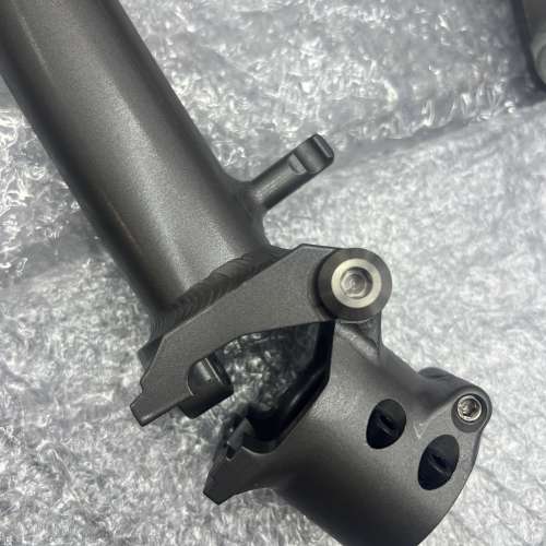 新款 國布 小布款 最新超輕鋁合金版 ACEOFFIX C5 消光黑色碳纖維前叉 折叠車 車架組