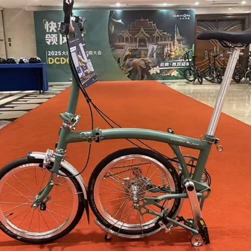 2025 新款 DAHON & RUHM 聯乘版 國布款 7速 C剎/碟剎鋁合金折叠車 送叮叮前𢓭蛙燈