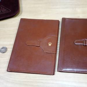 勞力士防皮文件夾共2件見圖