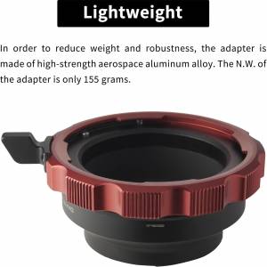 XPIMAGE Arri PL (Positive Lock) Mount Lens To MFT (Micro-4/3) Mirrorless Cameras