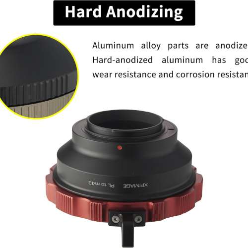 XPIMAGE Arri PL (Positive Lock) Mount Lens To MFT (Micro-4/3) Mirrorless Cameras