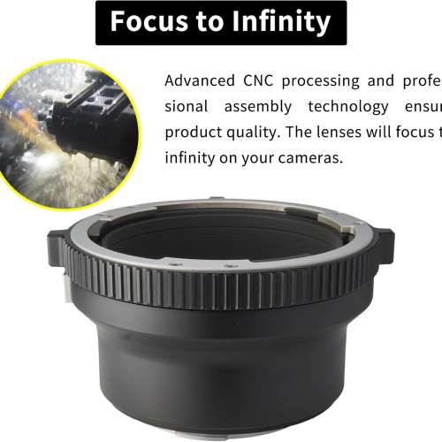 XPimage Locking Adapter For Mamiya 645 (M645) Mount Lens To LEICA L-Mount