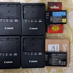 Canon LC-E6E 原廠充電器 Smallrig LP-E6NH 全新 全解碼 電池 E6 E6N E6p