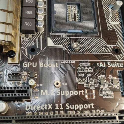 四代主版 ASUS Z97-K  ATX (正版Window10Home) Socket 1150