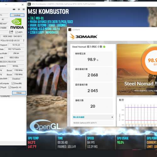 TUF Gaming RTX 3070 Ti 8GB OC LHR