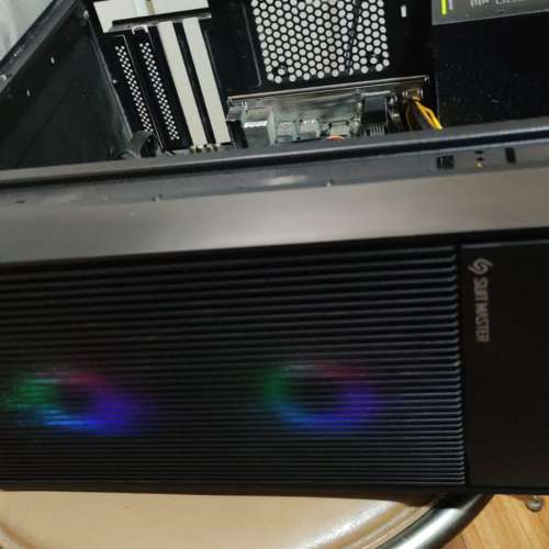 500W火牛連 Micro ATX機箱 側透膠版 兩把彩燈散熱風扇