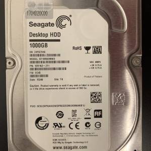 Seagate hdd 1000g
