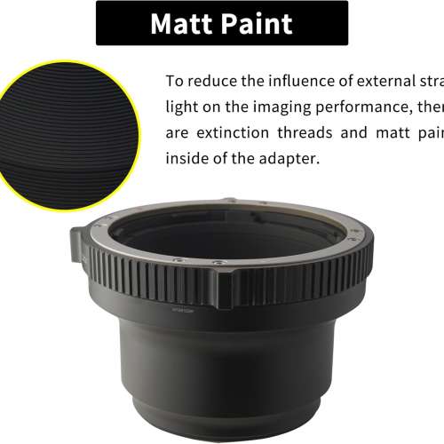 XPIMAGE Hasselblad V-Mount SLR Lens To Sony E-Mount Mirrorless Cameras Mount