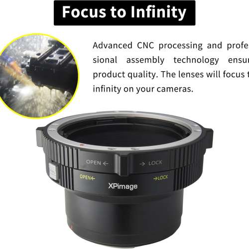 XPIMAGE Hasselblad V-Mount SLR Lens To Canon RF Mount  Mirrorless Cameras Mount