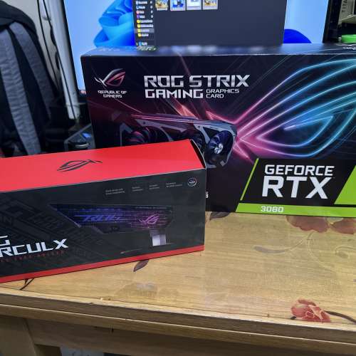 Asus ROG RTX 3080 10GB OC V2 LHR顯示卡