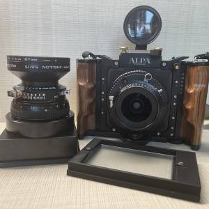 Alpa 12 swa 技術相機  47mm & 75mm鏡頭 6x9背 not hasselblad 907x  phase one