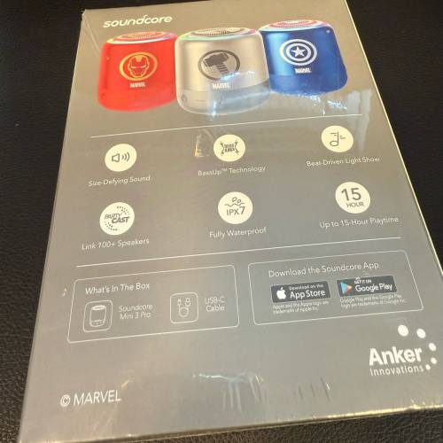 全新SoundCore Mini 3 Pro 易攜藍牙喇叭雷神特別版