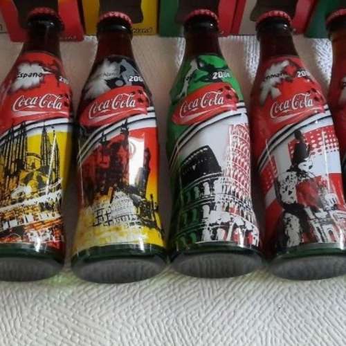 全新可口可樂2024歐洲國家盃紀念樽New Euro coca cola football bottle souvenir x 6
