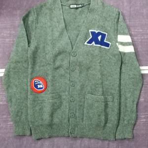 95% 新 XLARGE 男裝灰色外套 M 碼 含 76% 羊毛