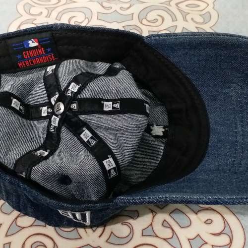 100% 全新 New Era adjustable 藍色 cap 帽
