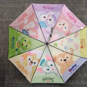100% 全新渣打銀行 2023 年廸士尼推廣限量版 Duffy 與好友雨傘 1 把