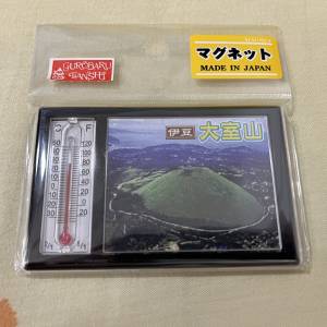 100% 全新日本伊豆大室山溫度計磁貼