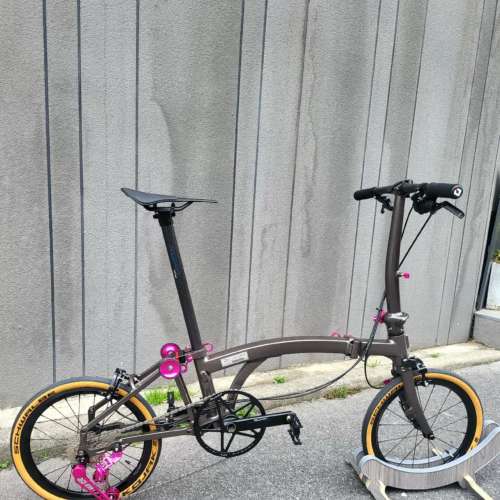 2025 鋁合金款 RUHM PRO C (PRO 1) 7速 C剎 碳纖維座管 16吋349 折叠車 送前後蛙燈叮...