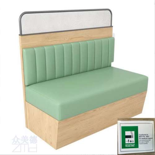 餐廳沙發sofa傢私廠家,餐廳防火梳化卡位,餐廳儲物卡位,訂造防火卡位,富美家膠板梳化