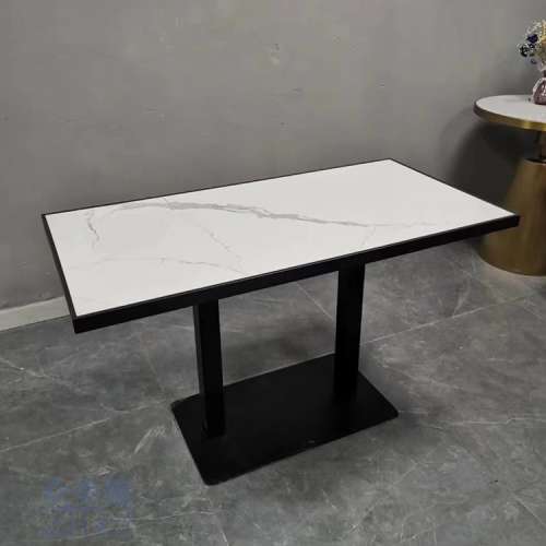 茶餐廳傢私，香港餐廳家具訂製，大理石餐桌，防火膠板餐桌