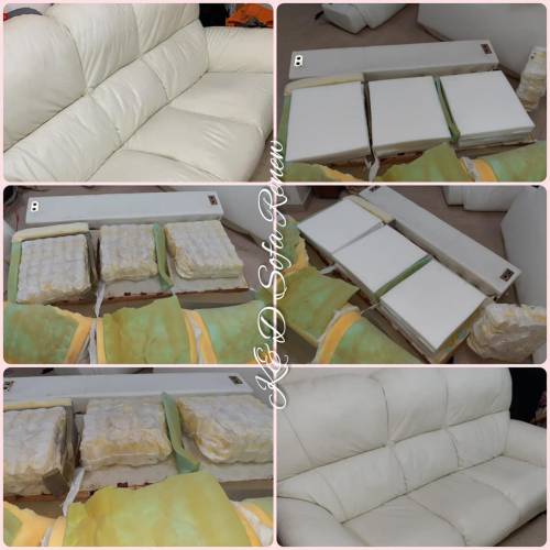 梳化餐椅坐墊位置下陷