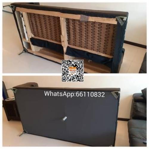 梳化餐椅坐墊位置下陷