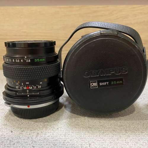 Olympus OM 35mm f/2.8 Shift 移軸鏡連鏡筒 (Cover FF and Fujifilm GFX)