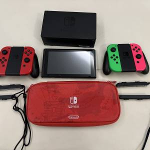 Switch （已貼保護貼）連2x 手製及套