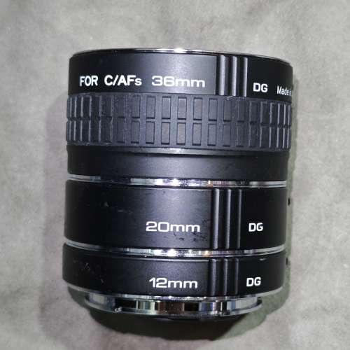 Kenko Extension Tube Set for C/AFs（36mm DG / 20mm DG / 12mm DG）微距環  for ...