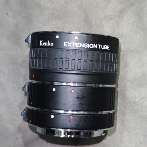 Kenko Extension Tube Set for C/AFs（36mm DG / 20mm DG / 12mm DG）微距環  for ...
