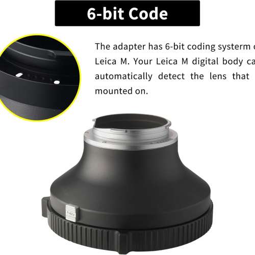 XPIMAGE Hasselblad V-Mount SLR Lens To Leica M Mount Mirrorless Cameras Mount