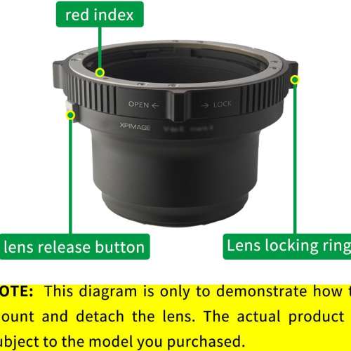 XPIMAGE Hasselblad V-Mount SLR Lens To Leica M Mount Mirrorless Cameras Mount