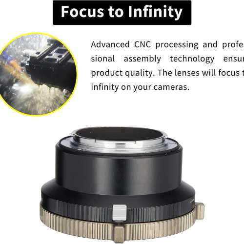 XPIMAGE Mamiya 645 (M645) Mount Lens To Canon RF Mount Mirrorless Cameras Mount