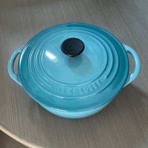 Le Creuset Round Casserole/ LC 圓形琺瑯鑄鐵鍋 22cm Teal
