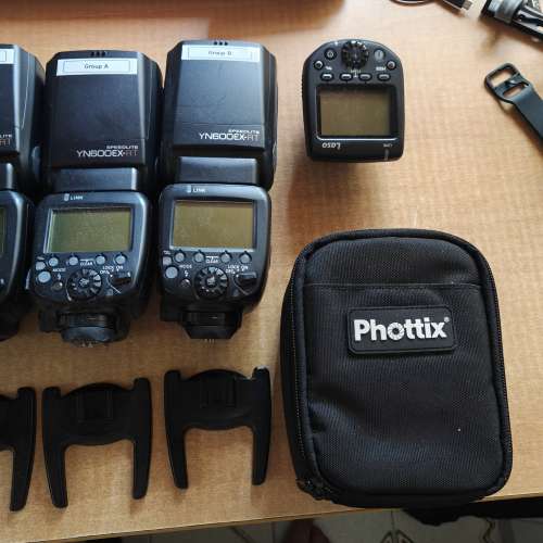 永諾YN600EX-RT 3支連phottix laso引閃 for canon
