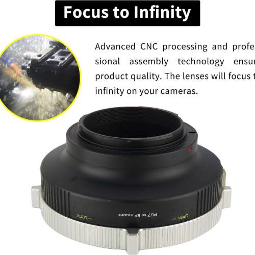 XPIMAGE Mamiya 645 (M645) Mount Lens ToCanon EOS (EF, EF-S) Mount SLR Camera