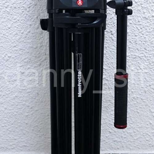 Manfrotto 546GB Alu Tripod 專業三腳架(已改釘腳) 連 504HD Fluid Video Head 送 ...