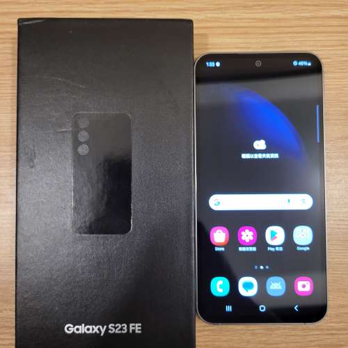 全新水貨黑色Samsung Galaxy S23FE 256G