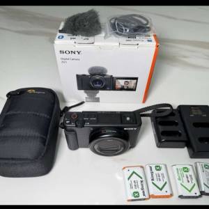 Sony zv-1 ，連4電 送機套，兩charger