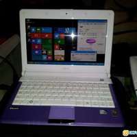 紫白色富士通 M2010 net book  95%new 原裝行貨..交換電腦/