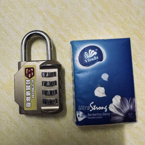 四位密碼鎖頭 可重設 4-digit password lock  resettable